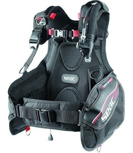 Seac Ego Buceo Bcd Negrorojo