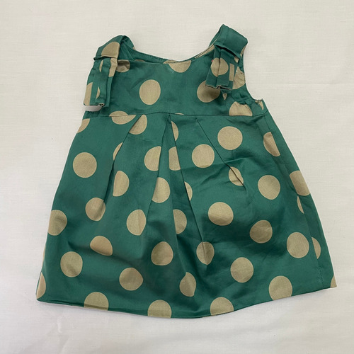 Vestido Verde Lunares 3-6 Meses Zara