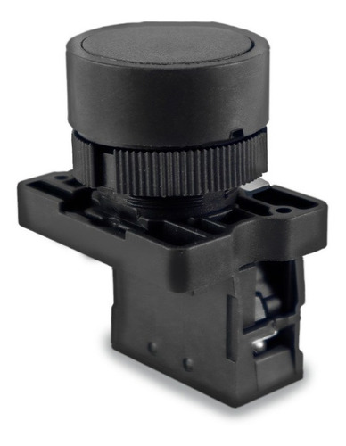 Botão Comando Impulso 1na Preto Botão Pulsador 22mm