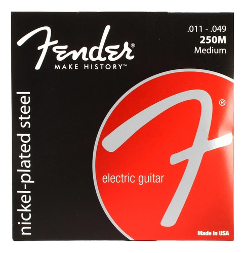 Encordado Guitarra Electrica Fender 250m 11/49 Prm