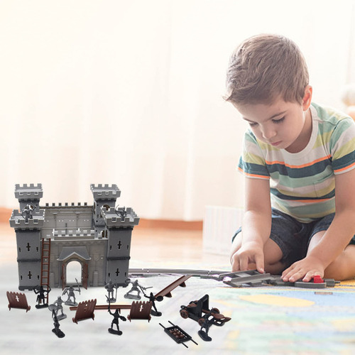 Castillo Medieval Accesorios Soldado Caballero Ews