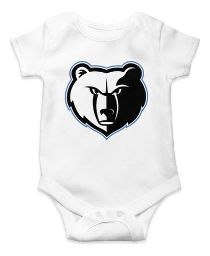 Body Para Bebé Personalizado Memphis Grizzlies Logo Simple