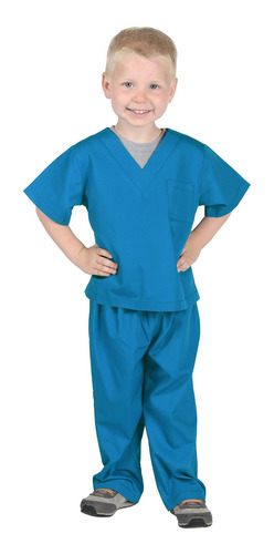 Aeromax Dra-68 Dr. Conjunto De Traje Medico, 6/8  , Azul As