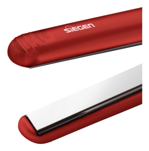 Imagen 6 de 9 de Plancha de cabello Siegen SG-4651 roja 110V/240V