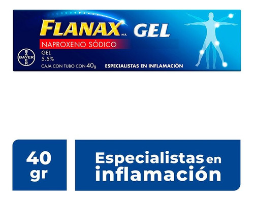 Flanax Gel 5.5 % Caja Con Tubo Con 40 G