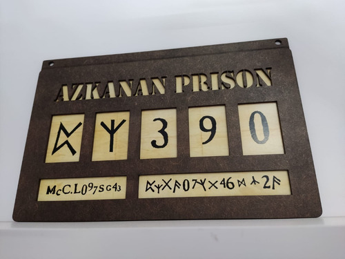 Placa Prisioneiro De Azkaban Sirius Black