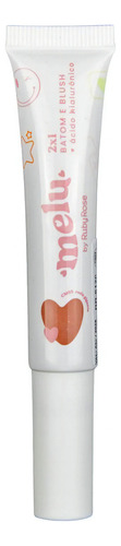 Lápiz labial y rubor Melu By Ruby Rose 2x1, 9,5 ml, color noria