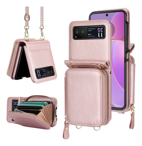 Funda Moda Móvil Multifunción Para Motorola Razr 40 Ultra