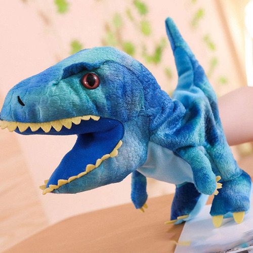 Muñeca De Peluche Con Forma De Dinosaurio, Bonita Marioneta