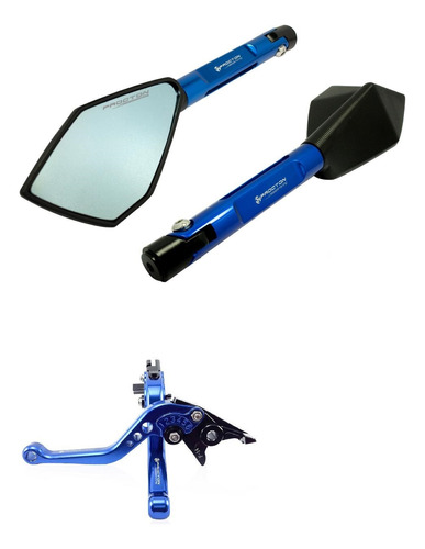 Manete E Retrovisor Esportivo Procton Suzuki Gsx S 1000