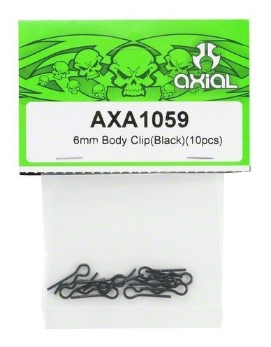 Imagen 1 de 1 de Axial Racing 6mm Body Clip (black) (10)