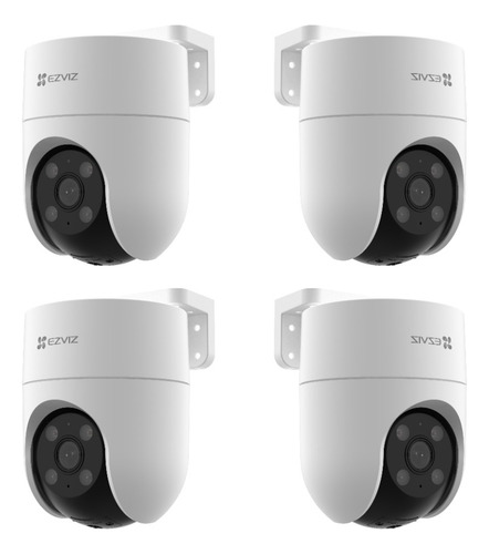 Combo X4 Ezviz H8c 360 Exterior Wifi Inteligencia Color 24h
