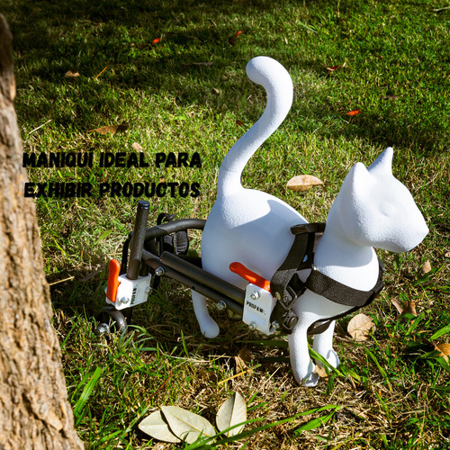 Maniqui De Gato Tamaño Real Ideal Petshop Negro