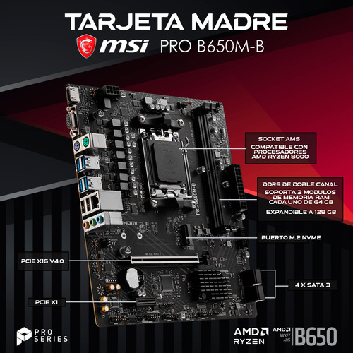 Pc Gamer Amd Ryzen 8600g 32gb Ddr5 500 Ssd Radeon 760m Wifi