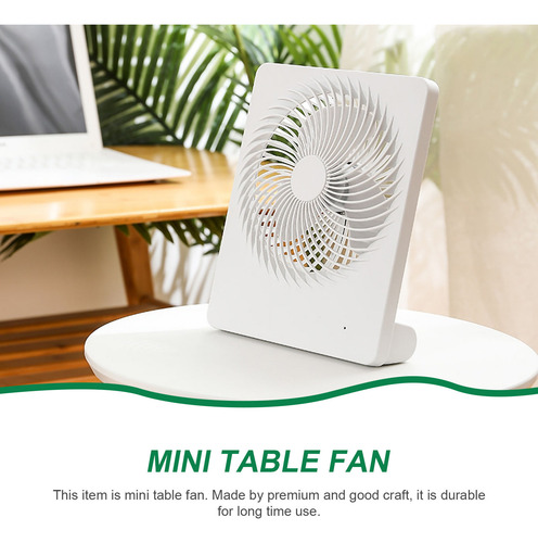 Ventilador De Mesa Portátil De 6 Pulgadas Alimentado Por Usb