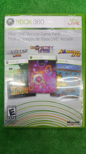 Xbox Live Arcade Game Pack Xbox 360 Fisico Sin Manual 