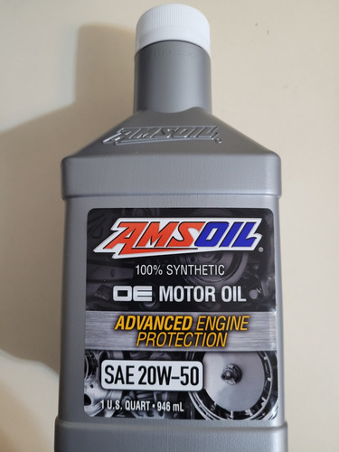 Lubricante 20w50 Sintético Amsoil 