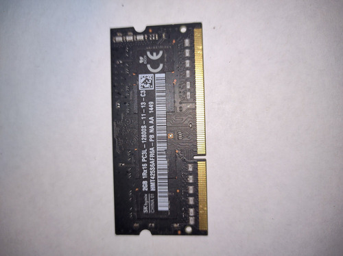 Memoria Ddr3 Para Laptop De 2 Gb Sk Hynix