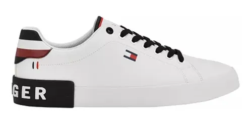 comprar Tommy Rezz Blanco Con Talón Y Agujetas En Color Negro
