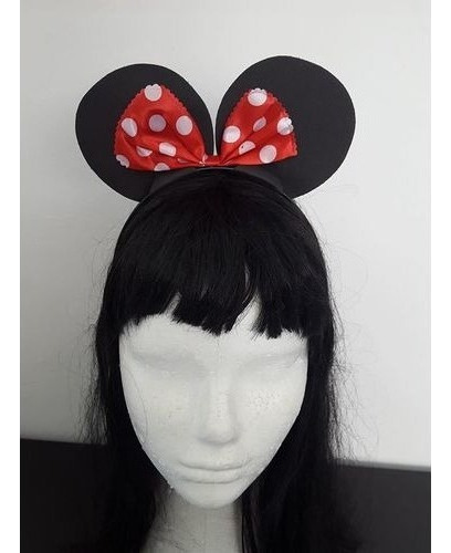 Tiara Mpfestaecia Minnie Layout Minnie Mouse Cor Vermelho