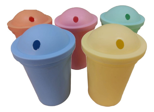 Souvenirs Vasos Milkshake + Sorbetes - Color Pastel X10