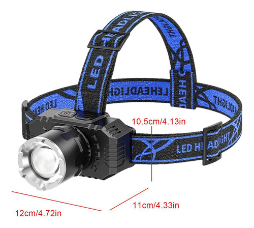 Para Lámpara Principal Recargable Luces Delanteras Para La