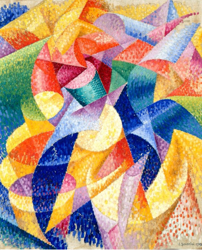 Poster Foto Gino Severini 60x75cm Gravura Obra Mar E Dança