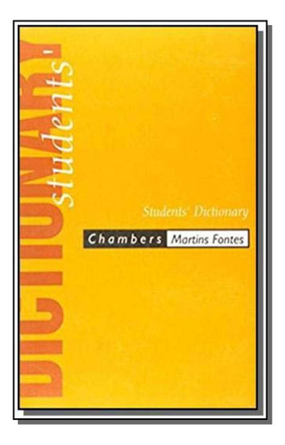 Libro Students Dictionary De Diversos Autores Martins - Mar