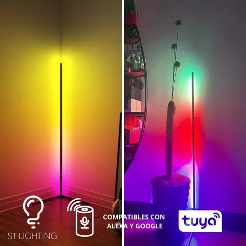 La mejor lámpara minimalista LED RGB de piso gamer 
