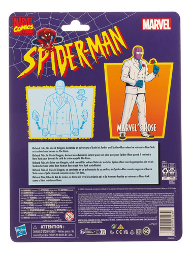 Hasbro Marvel Legends Rose Spider-man Retro Hasbro 2023 (Usado)