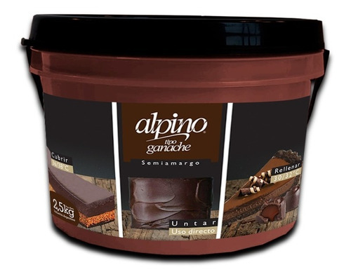 Ganache S/a Alpino Lodiser X 2.5 Kg