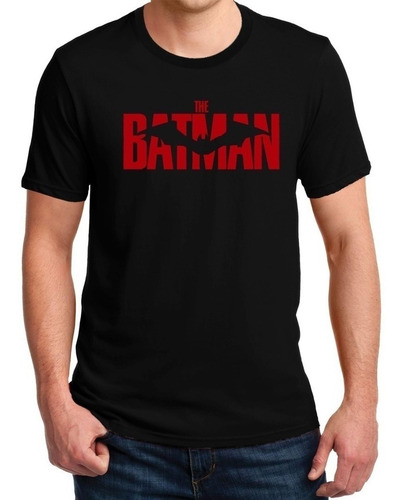 Polera Estampada The Batman Logo Pelãcula Robert Pattinson