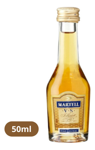 Miniatura Cognac Martell V S 50ml (vidrio)