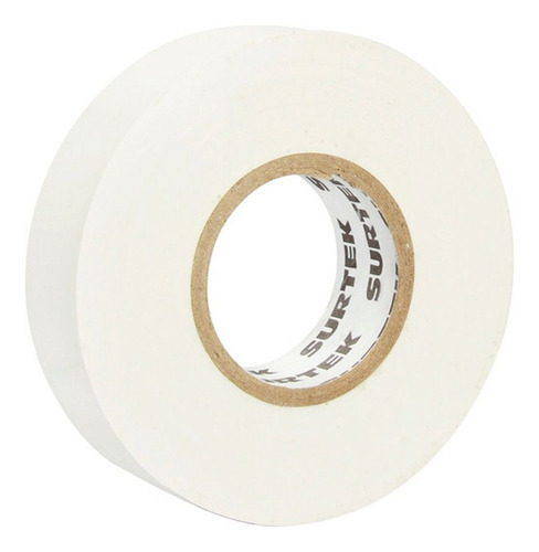 Cinta Aislante 0.19mm X 9mt Vinil Blanca Uso General