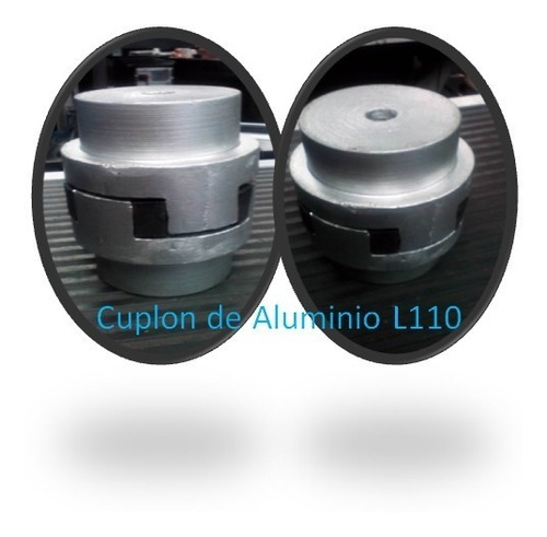 Cuplon De Aluminio Con Goma L110