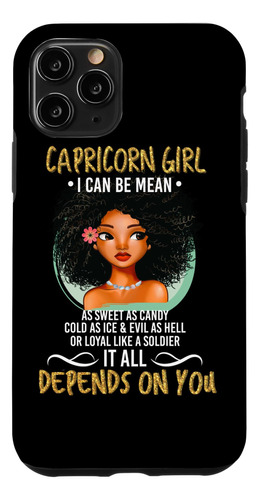 iPhone 11 Pro Yellow Fonts Capricorn Zodiac For Afro-america