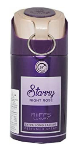 Riiffs Luxury Starry Night Rose Women 250ml Silk Perfumes