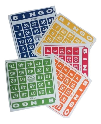  100 Cartones Bingo Juego De Mesa 