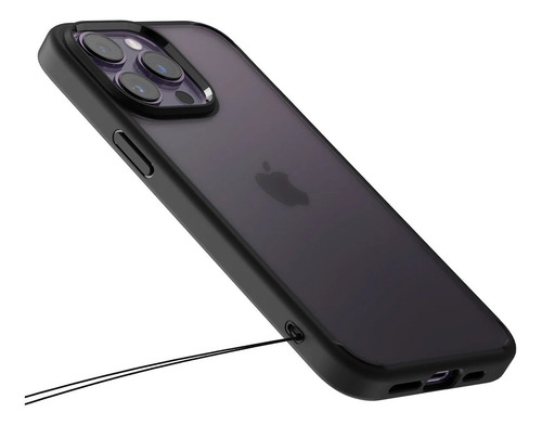 Capa Spigen Ultra Hybrid Black Matte Black For iPhone 14 Pro Max