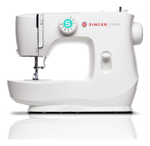 Máquina Coser Singer M1505  Blanca 6 Puntadas C/prensatelas