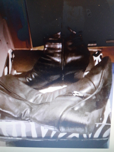 Botas Mujer N°38 Febo Muy Buen Estado Media Caña