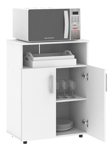Imagen 9 de 10 de Mueble Organizador Para Microondas Axm 060- 63 X 81 X 36