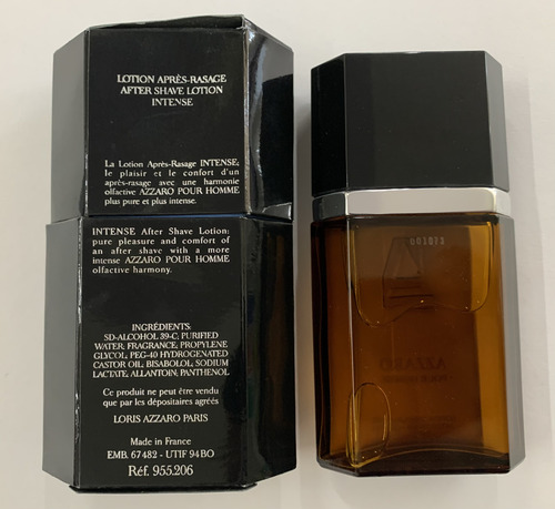 Azzaro Pour Homme Intense Loção Pós-barba 50ml Splash Rara