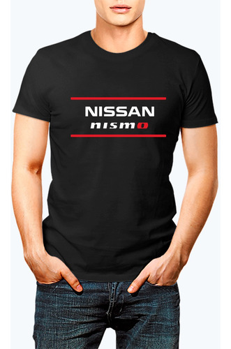 Polera Algodón Estampada Vinilo Textil Nissan Nismo