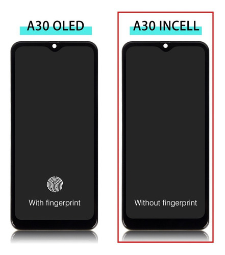 Pantalla Táctil Lcd For Samsung Galaxy A30 A305f Con Marco