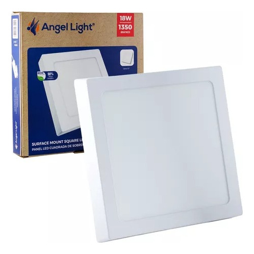 Panel Led Superficial Cuadrado 24w 6500k Angel Ligth