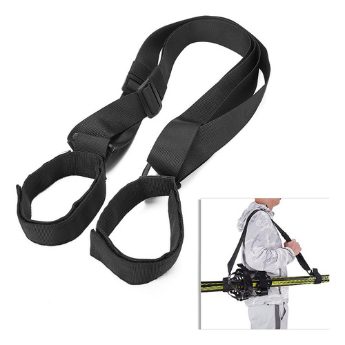 Bolsa De Esqui Com Alça De Ombro, Pólos De Esqui, Mochila, P