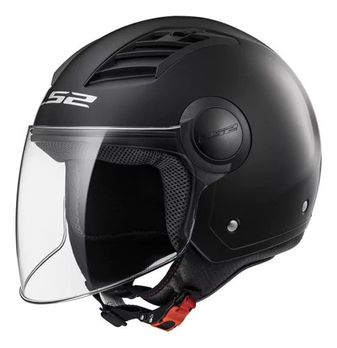 Casco Moto Abierto Ls2 562 Airflow Solid Matt Black 