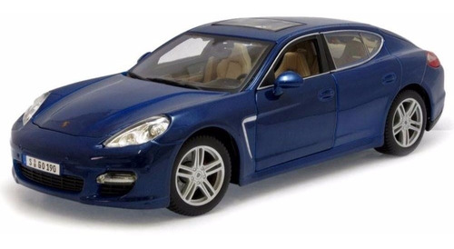 Miniatura Porsche Panamera Turbo Azul 1/18