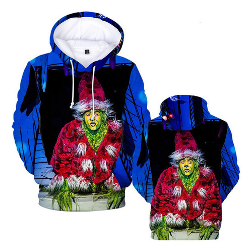 Nuevo Grinch Verde Grinch Película 3d Impresión Sudaderas Co